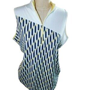 Sport Haley Size L Large Sporty Print Golf Tennis Pickleball Top